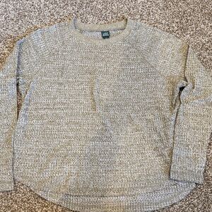 Wild Fable Heathered khaki green marbles Crew Neck thermal shirt